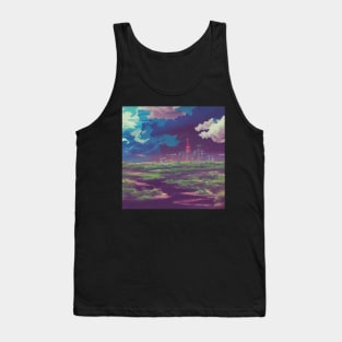 Anime Style Landscape Tank Top